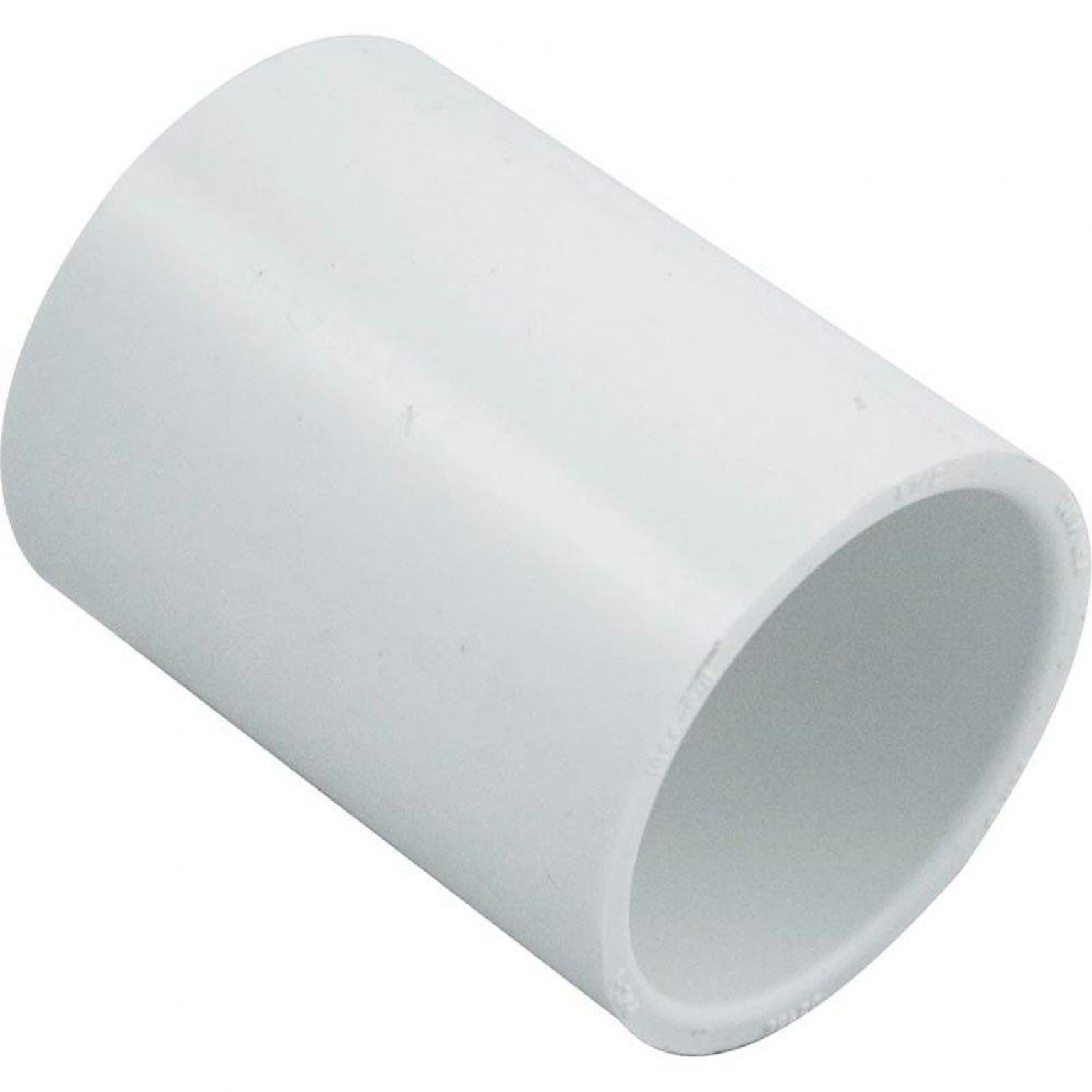 PVC Coupler, 1.5in Slip Socket Coupling, Schedule 40