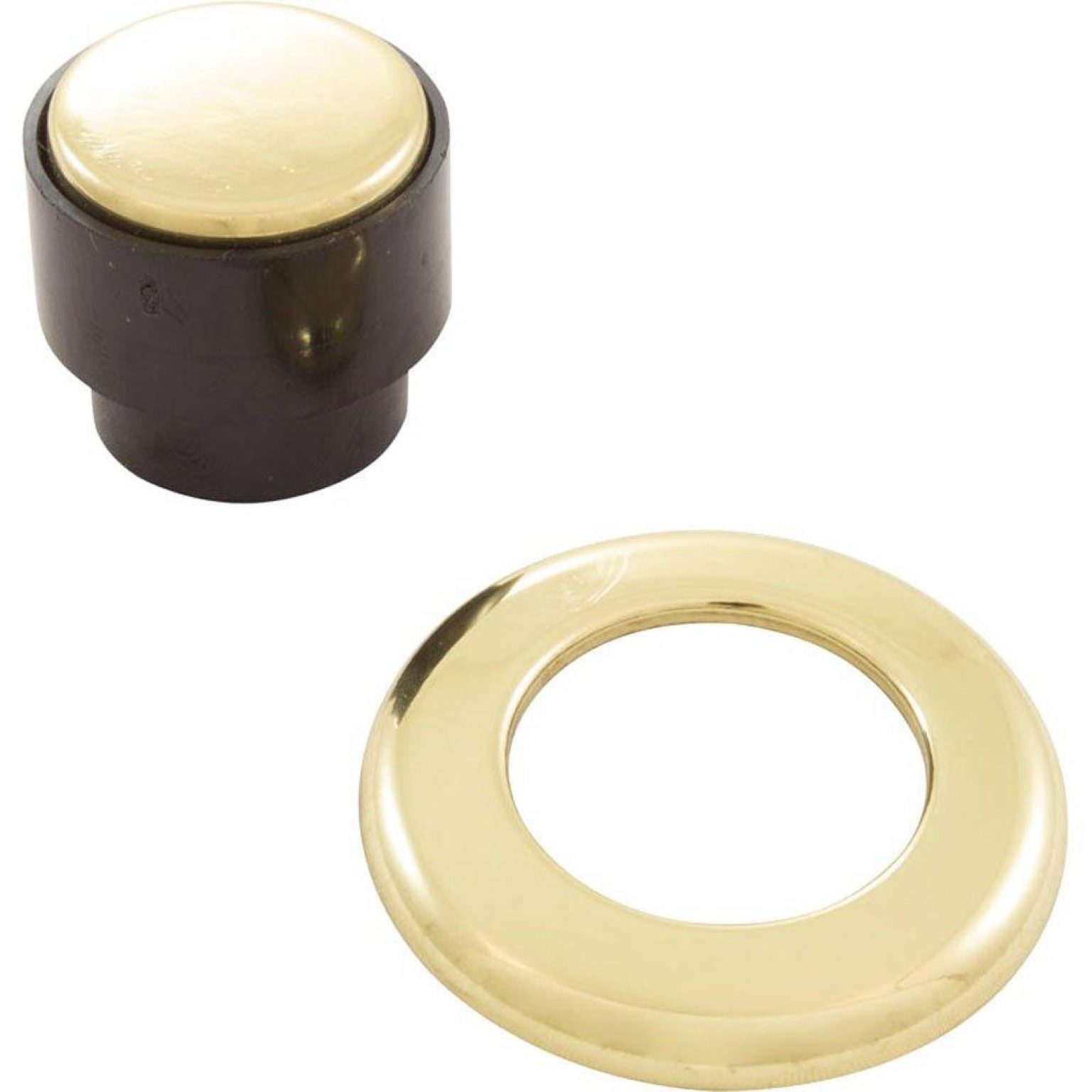 Air Button Bezel Kit, Polished Brass, TDI 3428