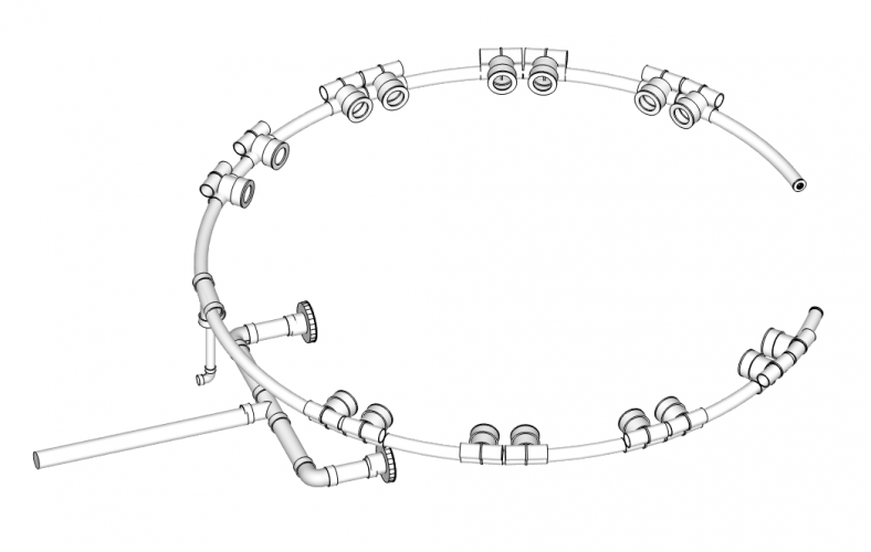 COMPLETE Stock Tank Hot Tub Plumbing Kit Just add a Tank and Pipe